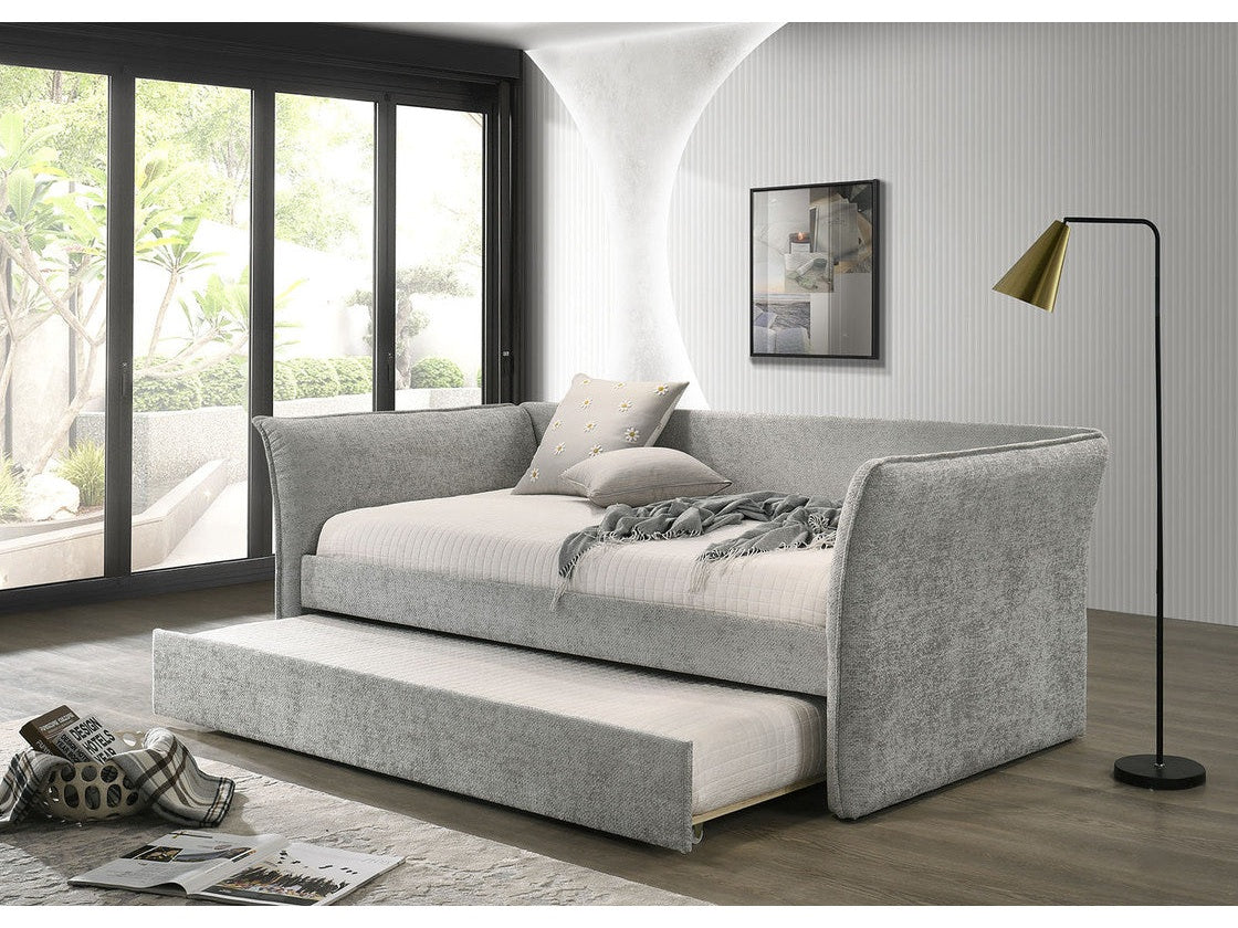 Yuri Gray Twin Daybed w/ Trundle