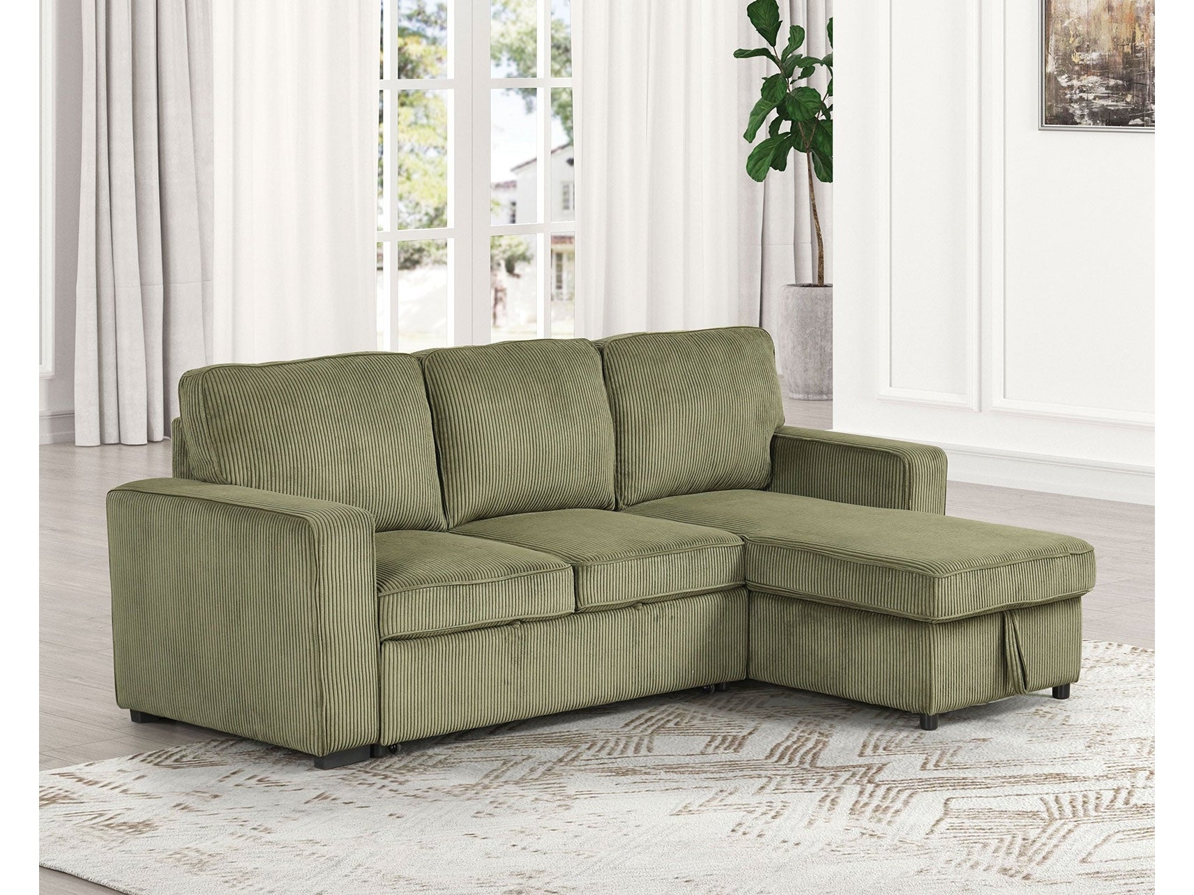Yves Green Sectional