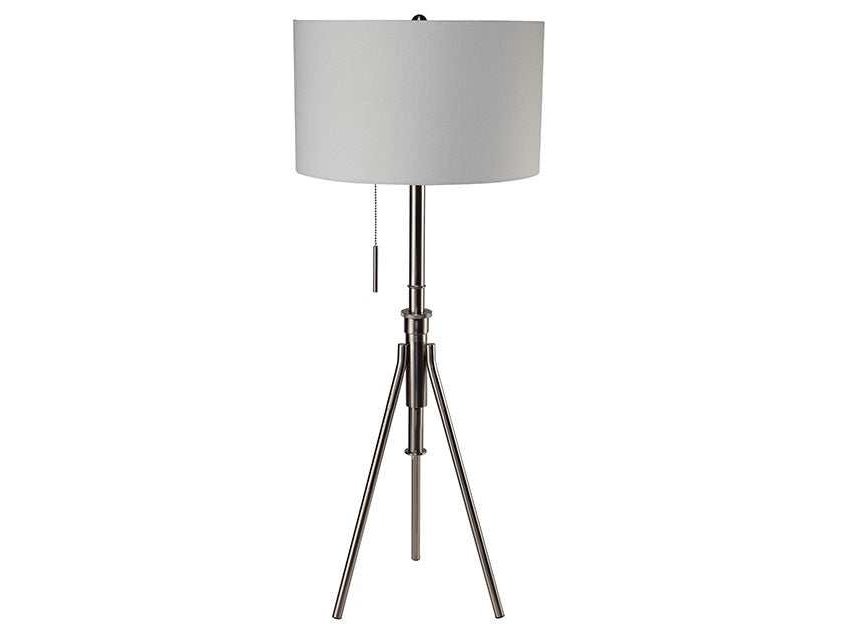 Zaya Brushed Steel Floor Lamp