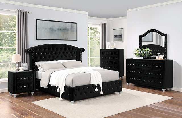 Zohar Black Eastern King Bed