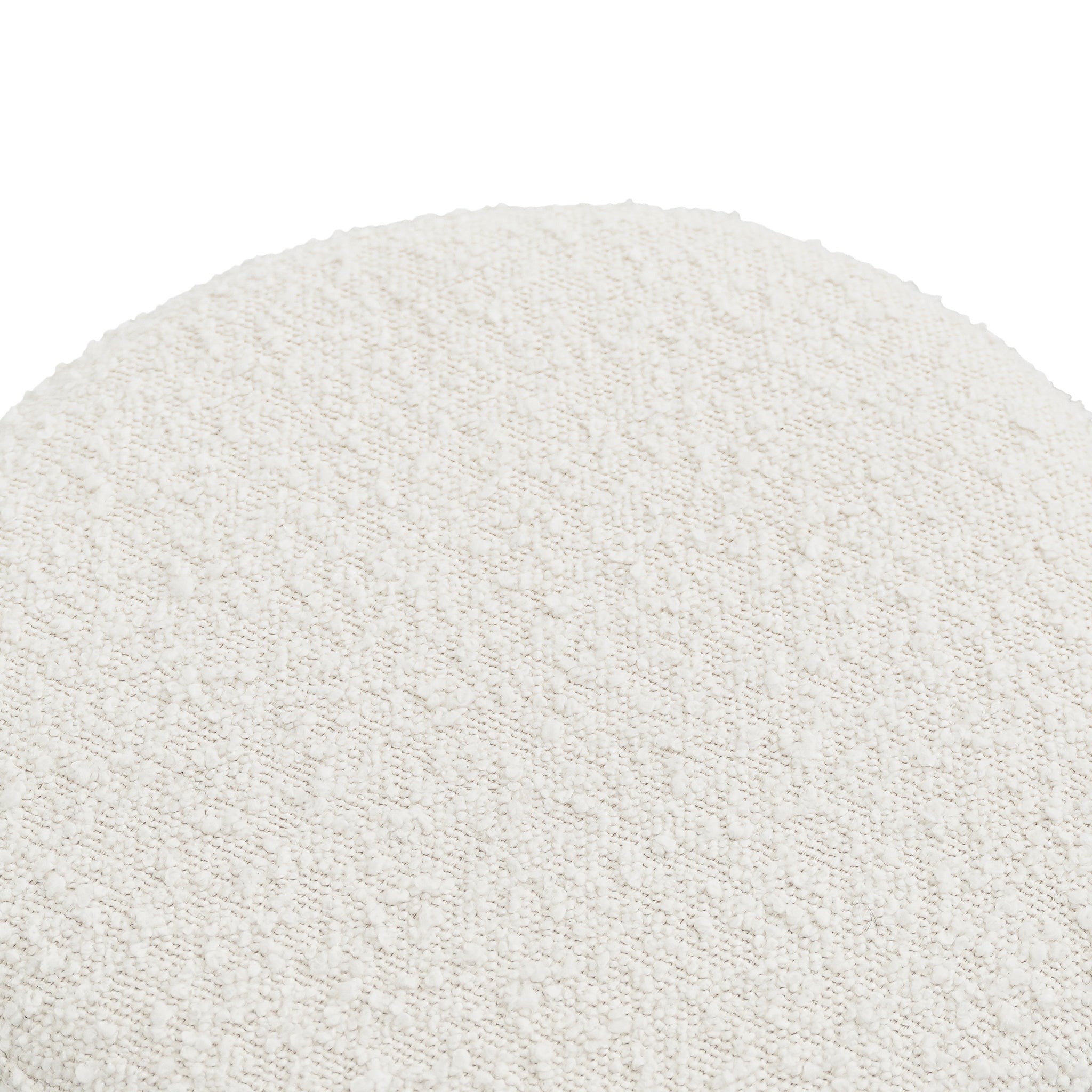 Wesley Ivory Boucle Stool