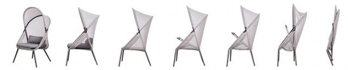 Alverta Foldable Chair (2/Ctn)
