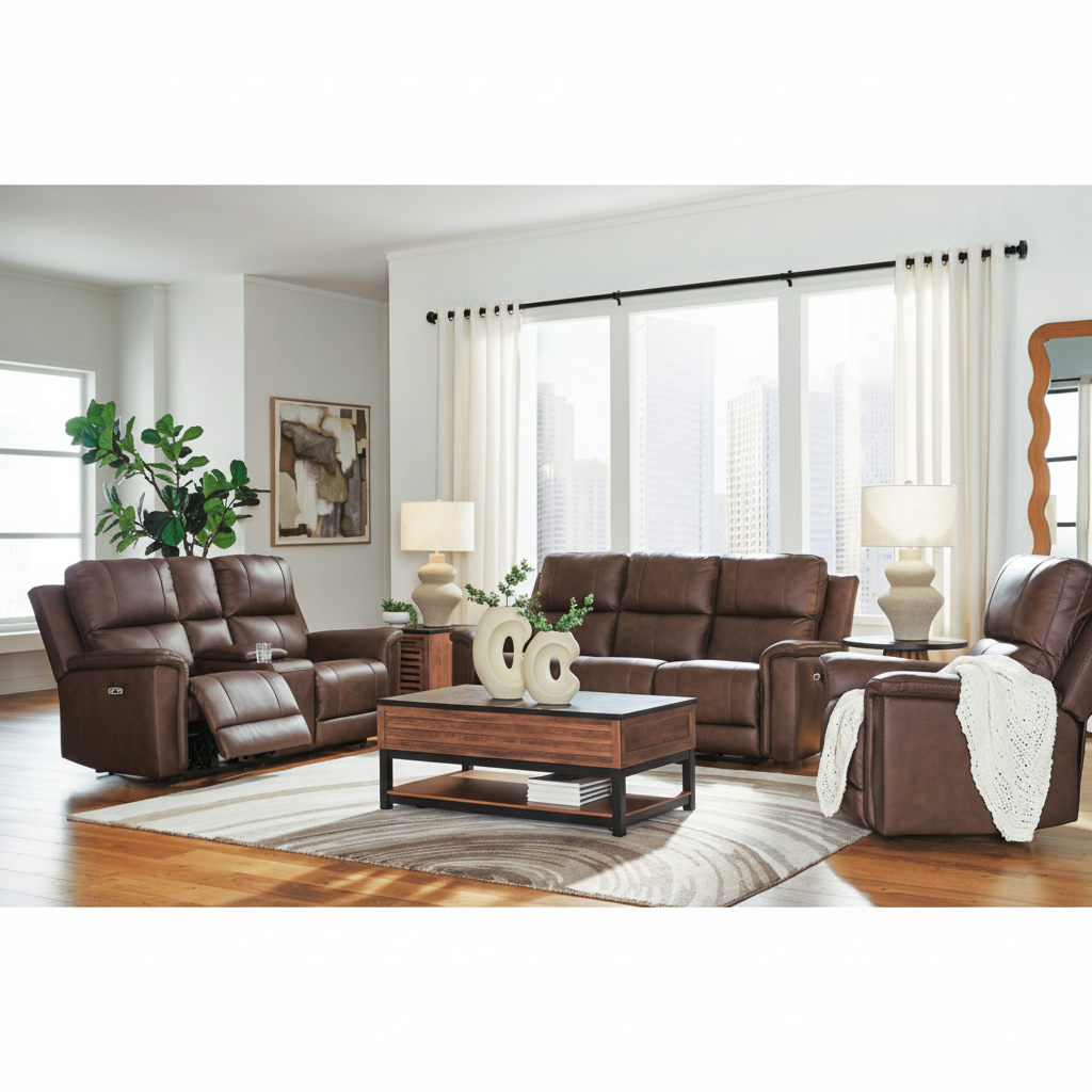 Beryton 3-Piece Power Sectional Reclining Sofa