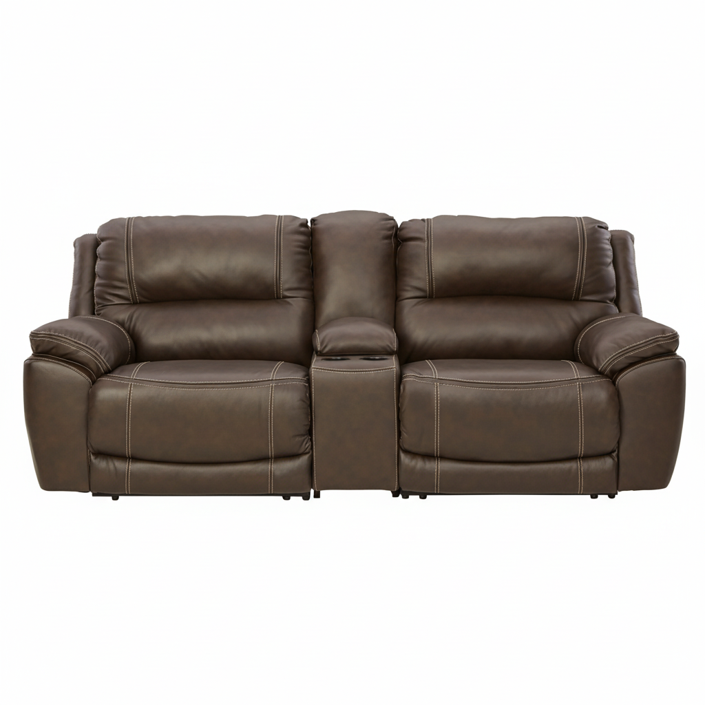 Dunleith 3-Piece Power Reclining Loveseat with Console