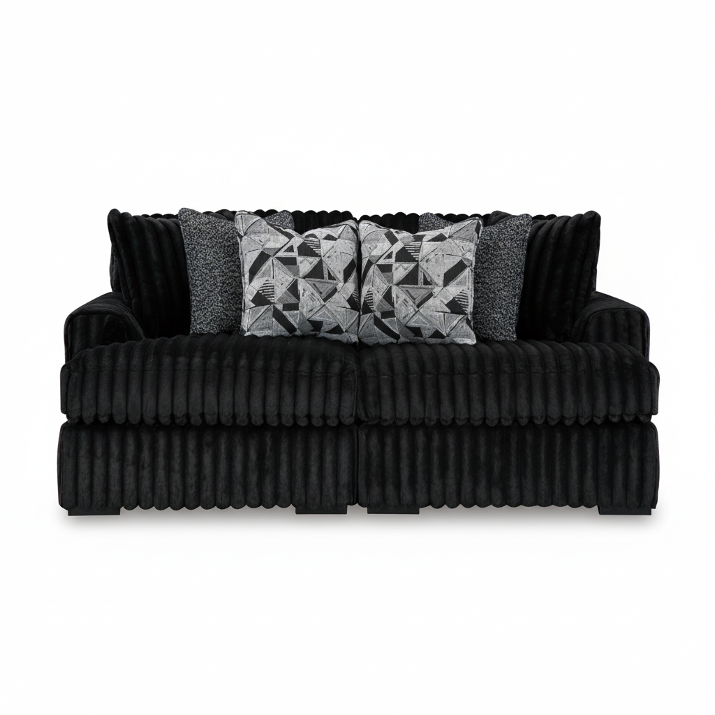 Midnight-Madness Super Chaise Loveseat