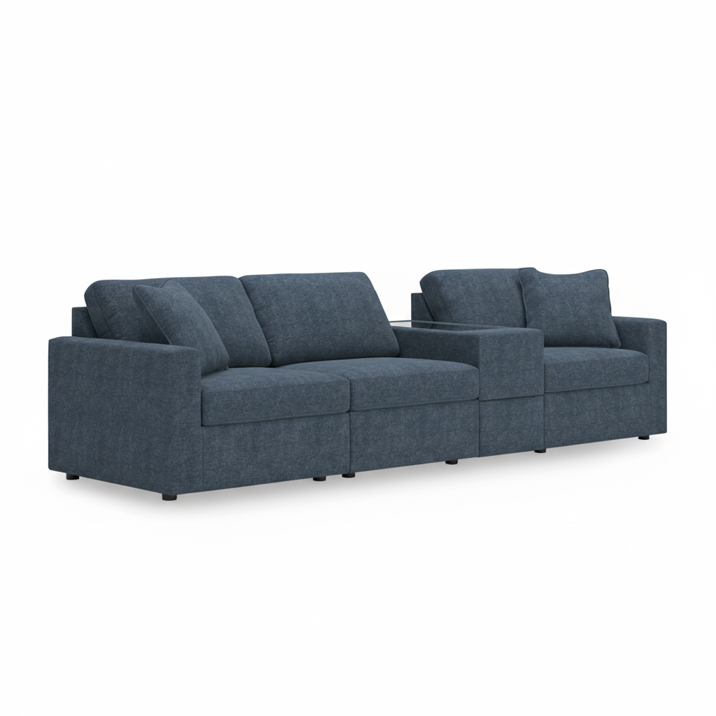 Modmax 4-Piece Sofa with Storage Console