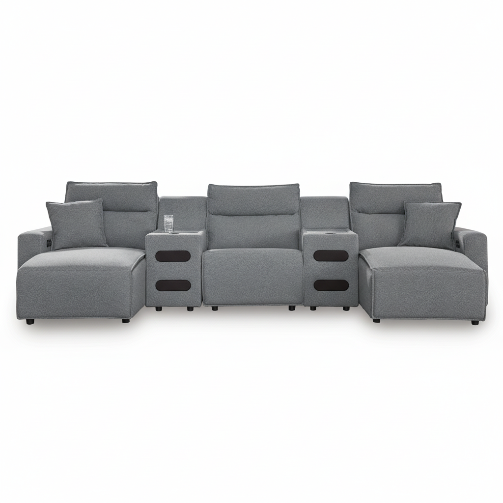 Modmax II 5-Piece Power Reclining Sectional with Chaise