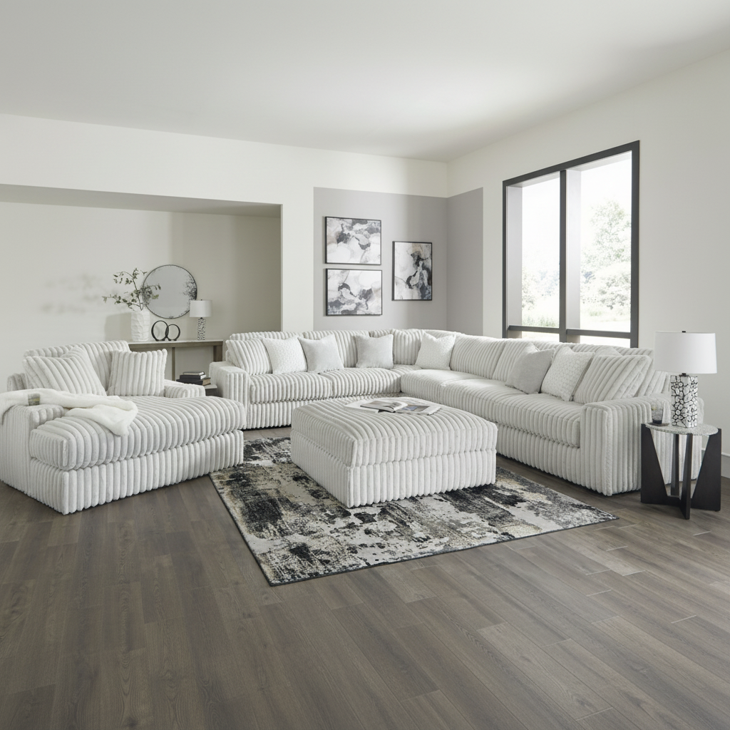 Stupendous 2-Piece Sectional with Chaise