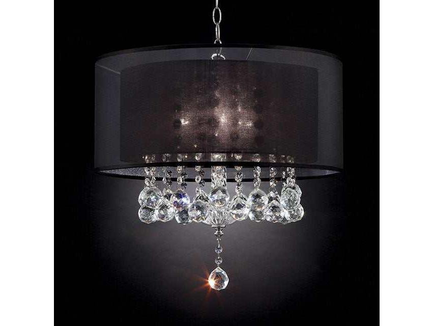 ivy Chrome Ceiling Lamp