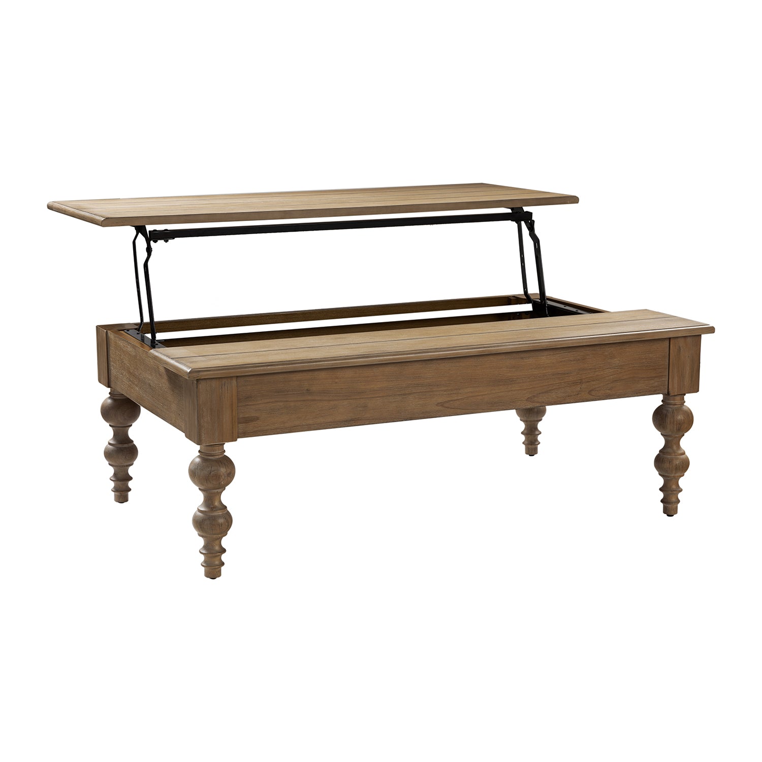 Angelica Lift Top Coffee Table in Acorn
