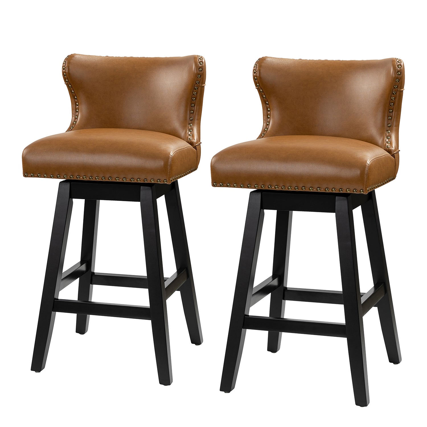 Konrad Swivel Bar & Counter Stool in Camel