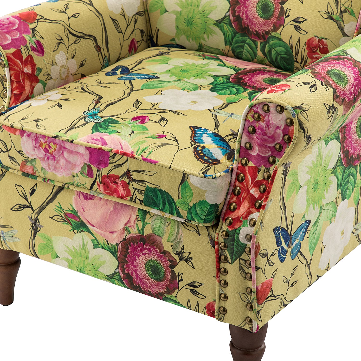 Araceli Armchair in Mustard