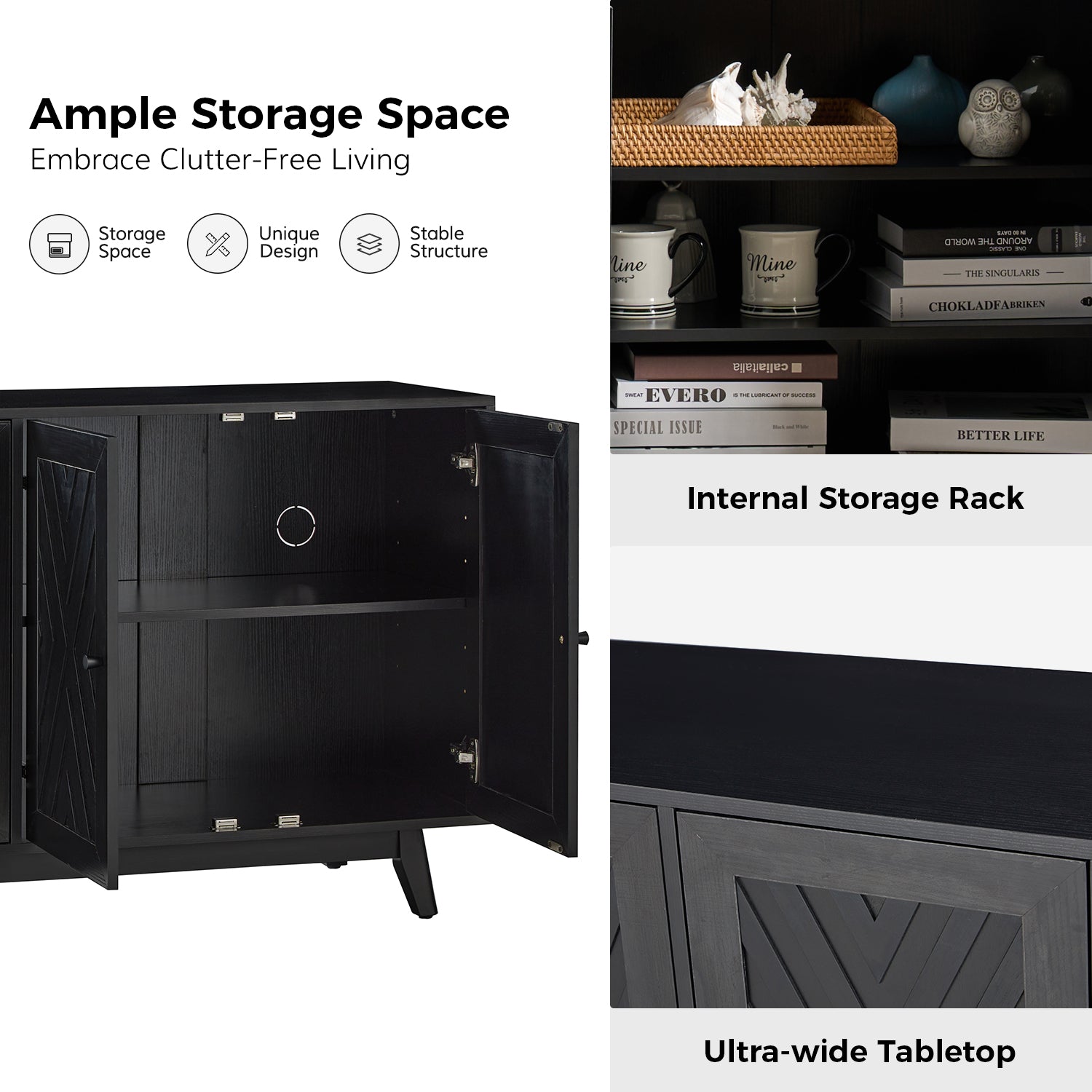 Joseph Sideboard in Black