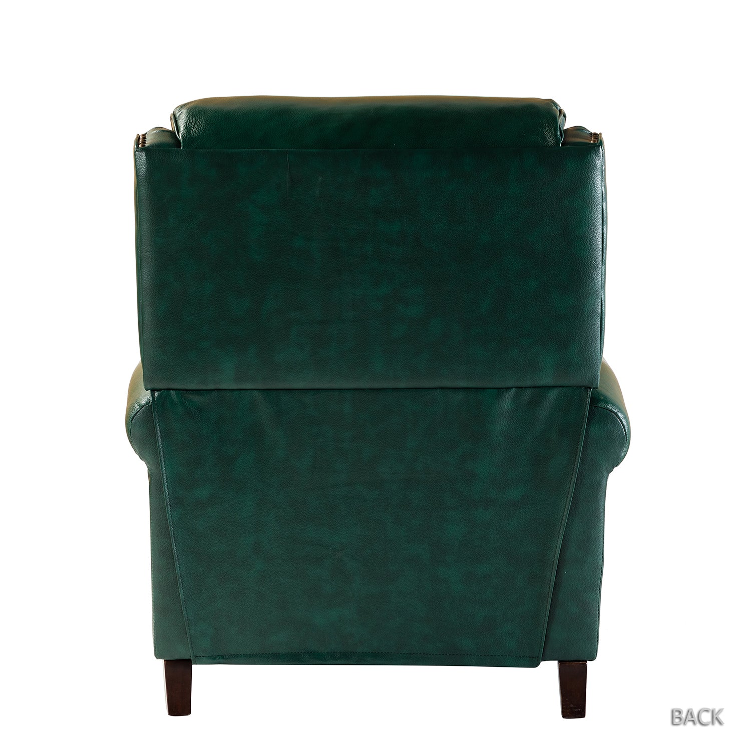 Franco Genuine Leather Recliner in Green