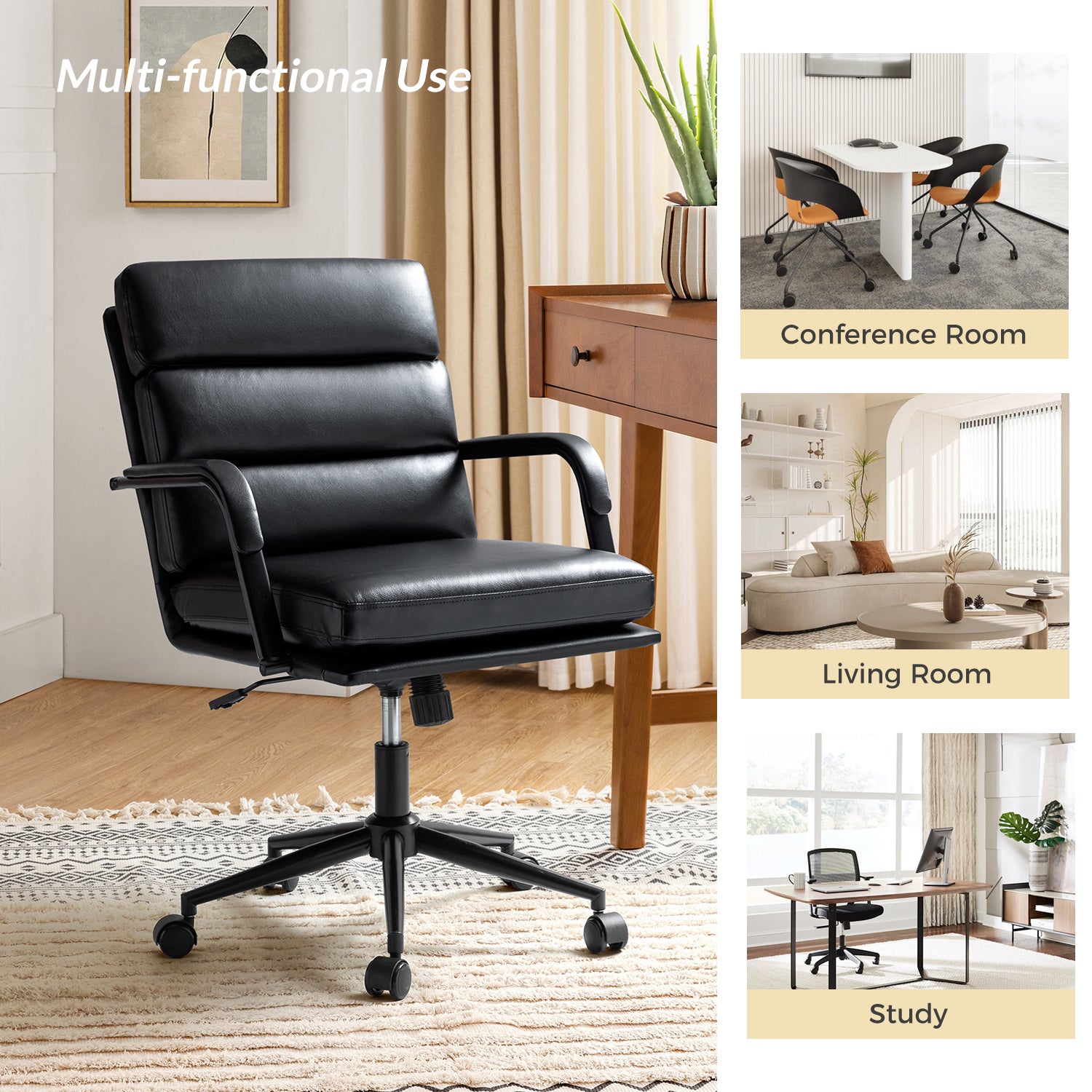 Indigo Task Chair in Black