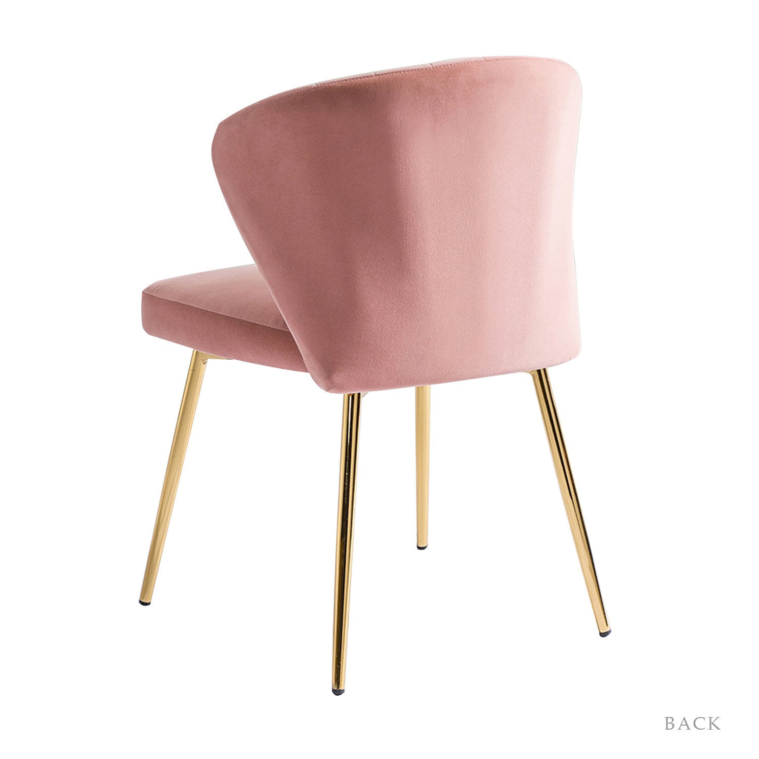 Milia Dining Chair Set of 2 in Pink