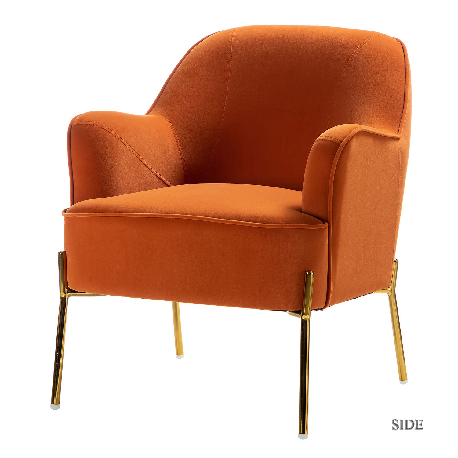 Nora Accent Chair in Orange
