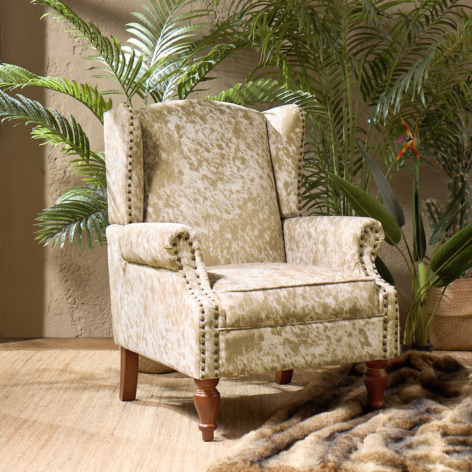 Ivan Armchair in Cheetah
