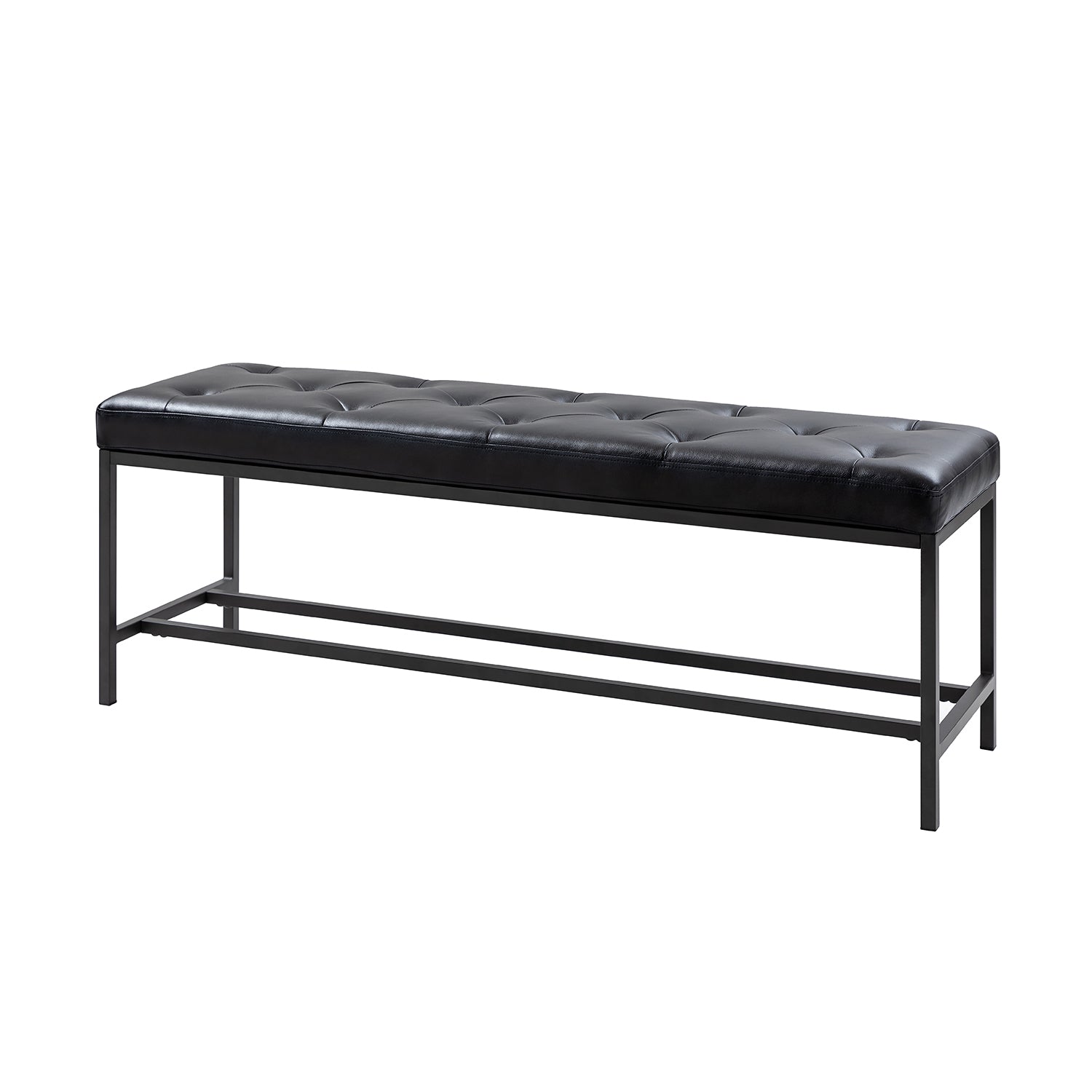 Jakob Upholstered Bench in Black