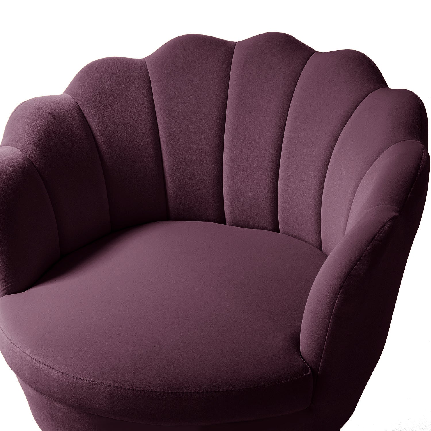 Donata Barrel Chair in Purple