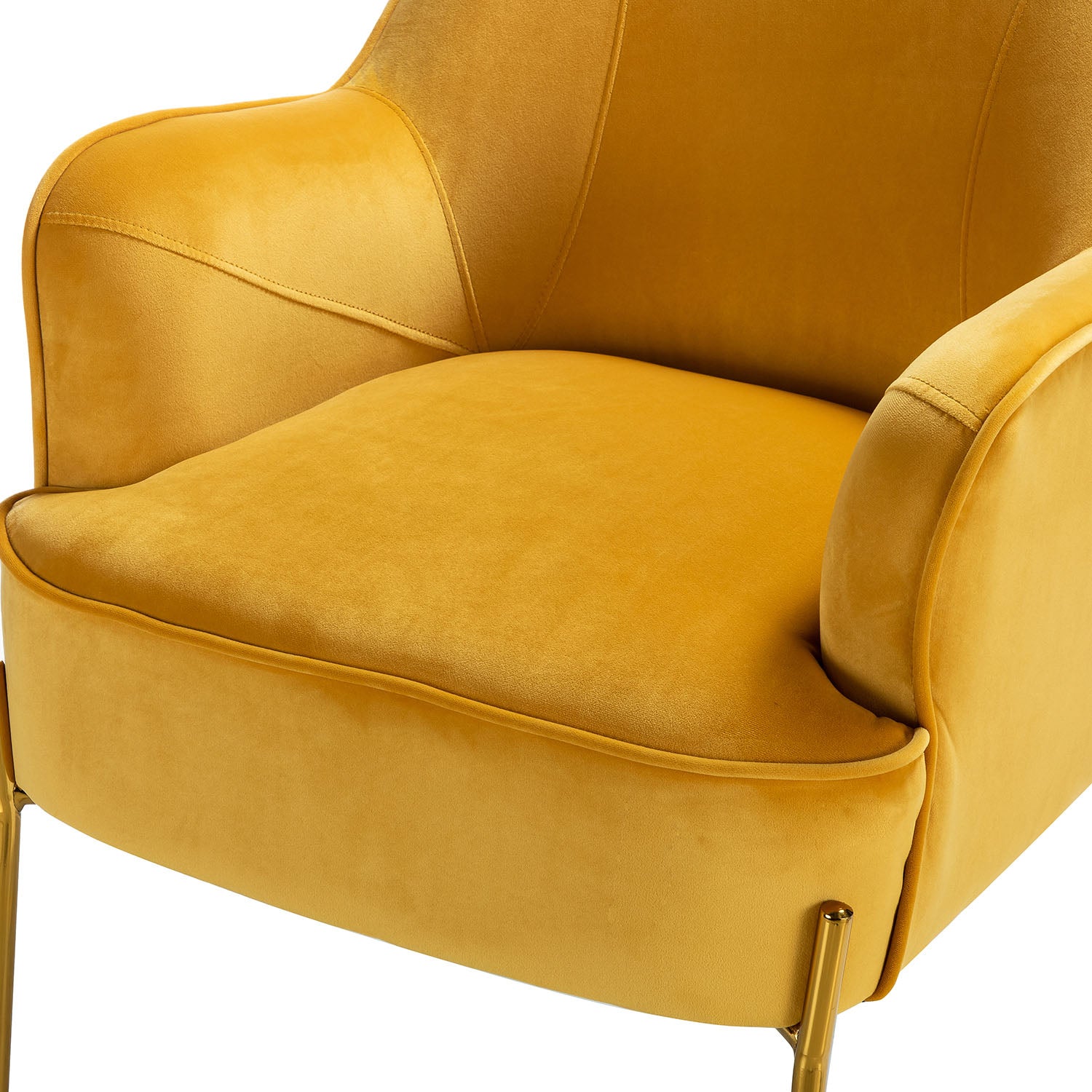 Nora Accent Chair in Mustard