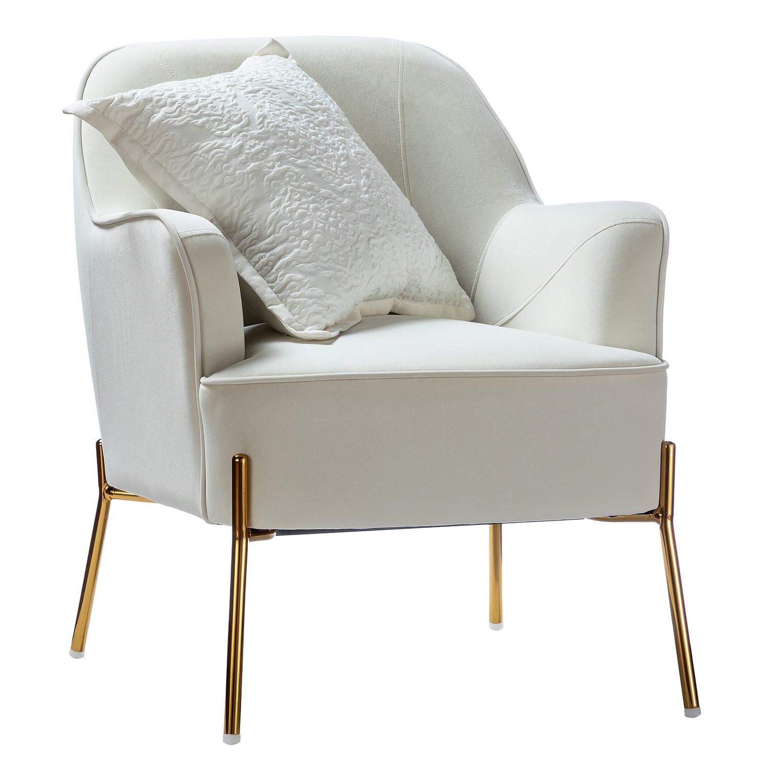 Nora Accent Chair in Ivory