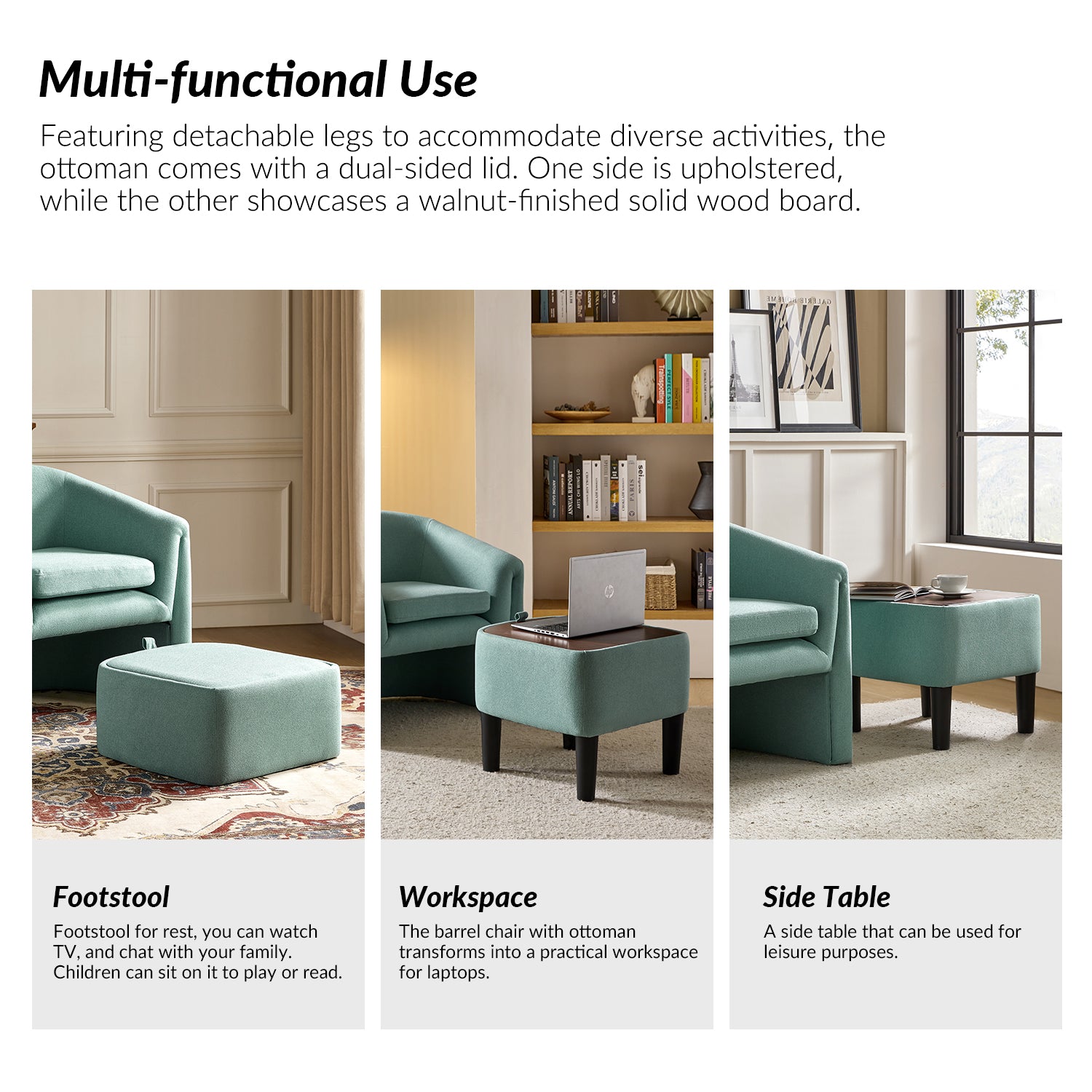 Arturo Armchair in Teal