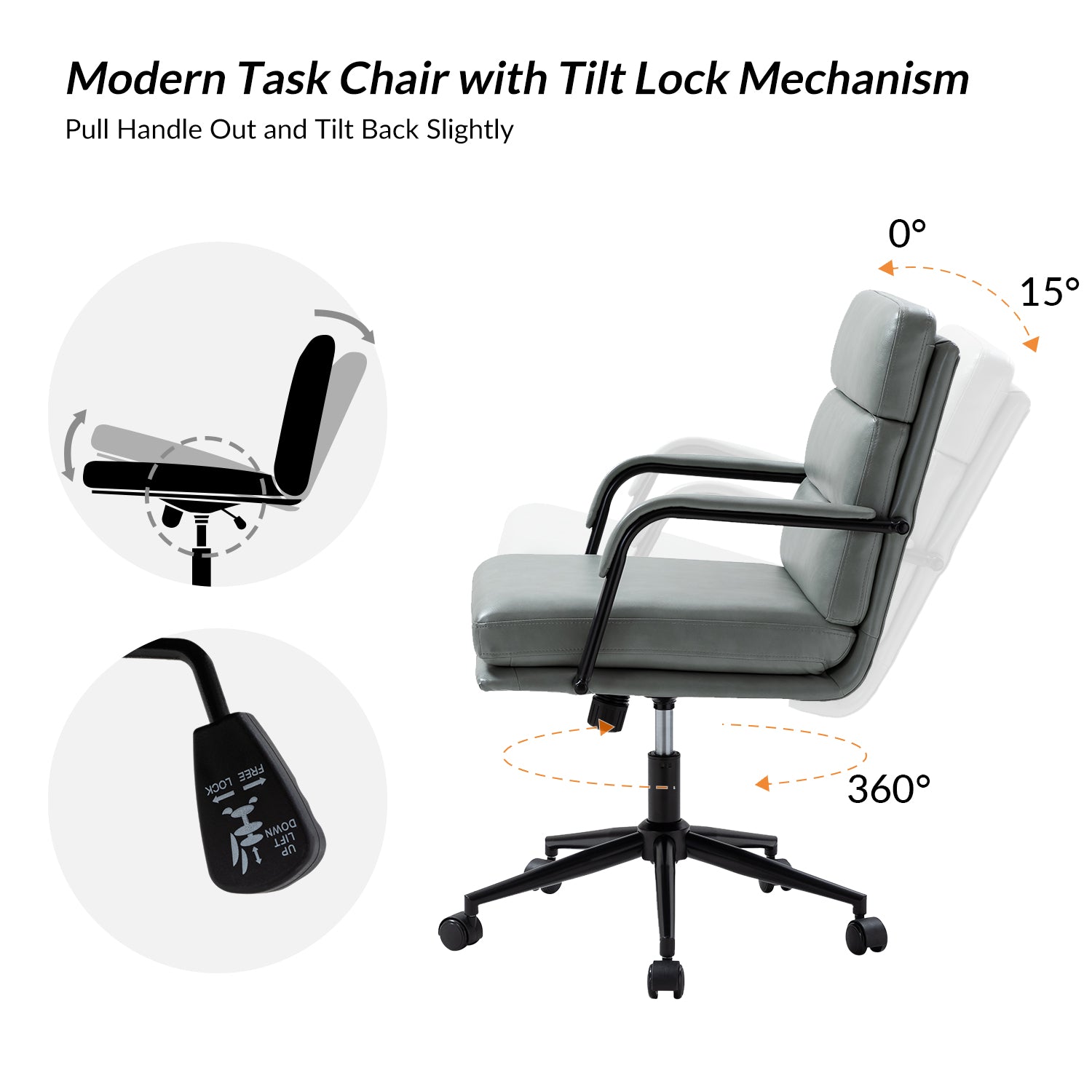 Indigo Task Chair in Sage