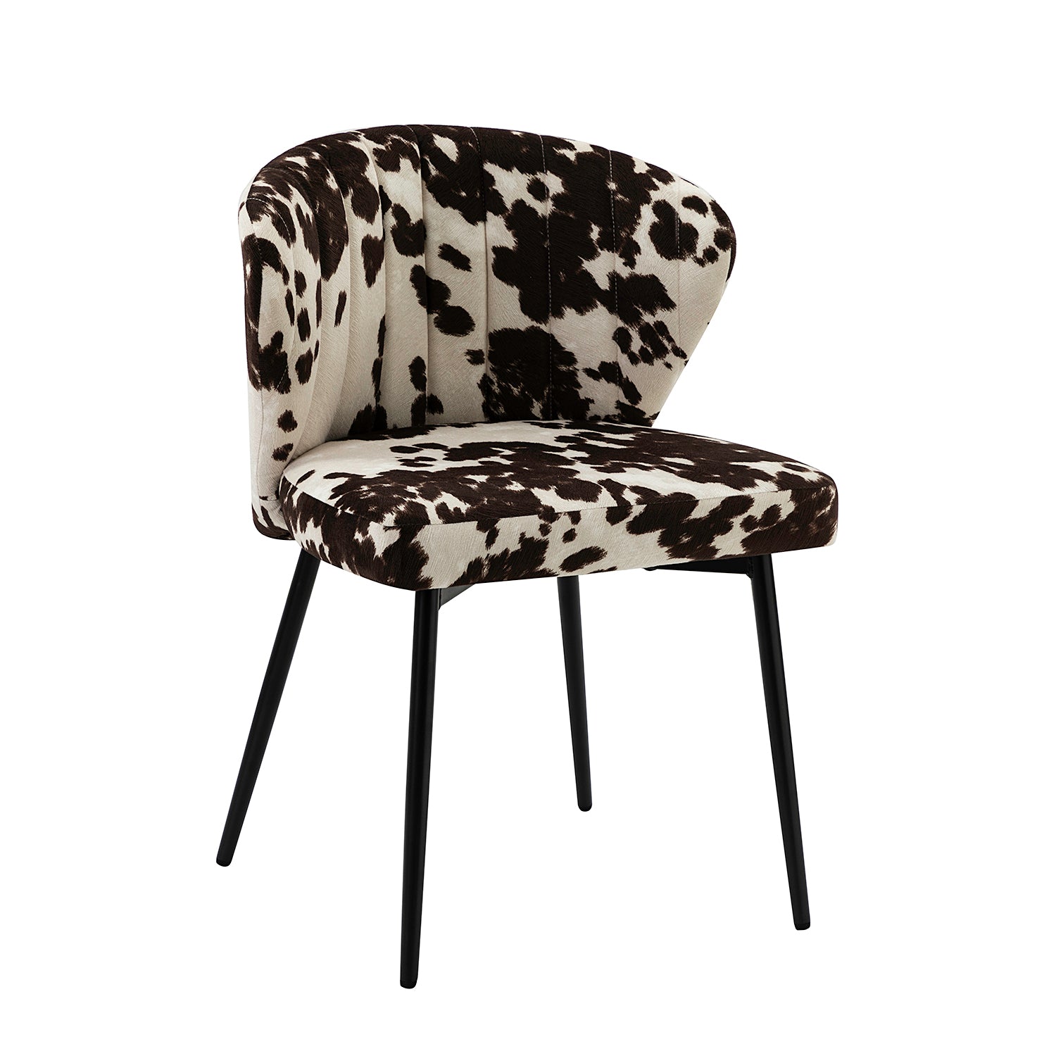 Bonatti Side Chair in Cowhide