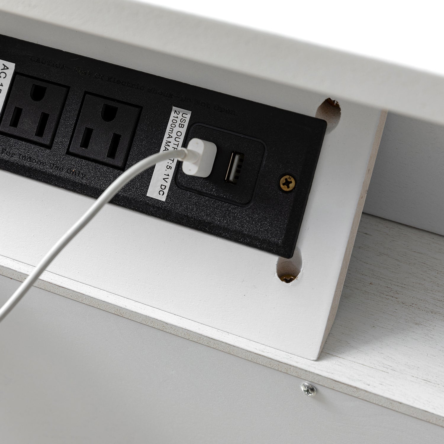 Frieda Nightstand in White