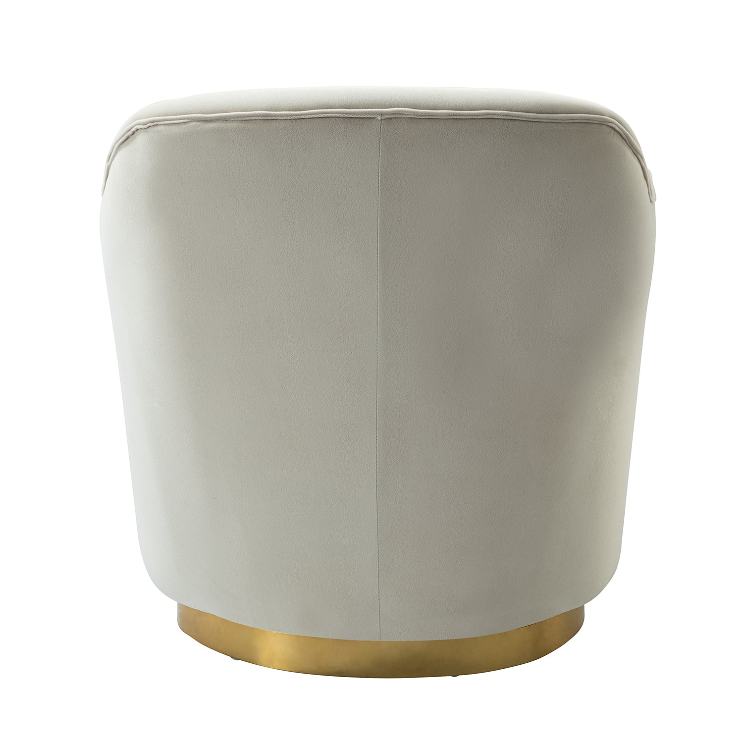 Burkhard Swivel barrel Chair in Tan