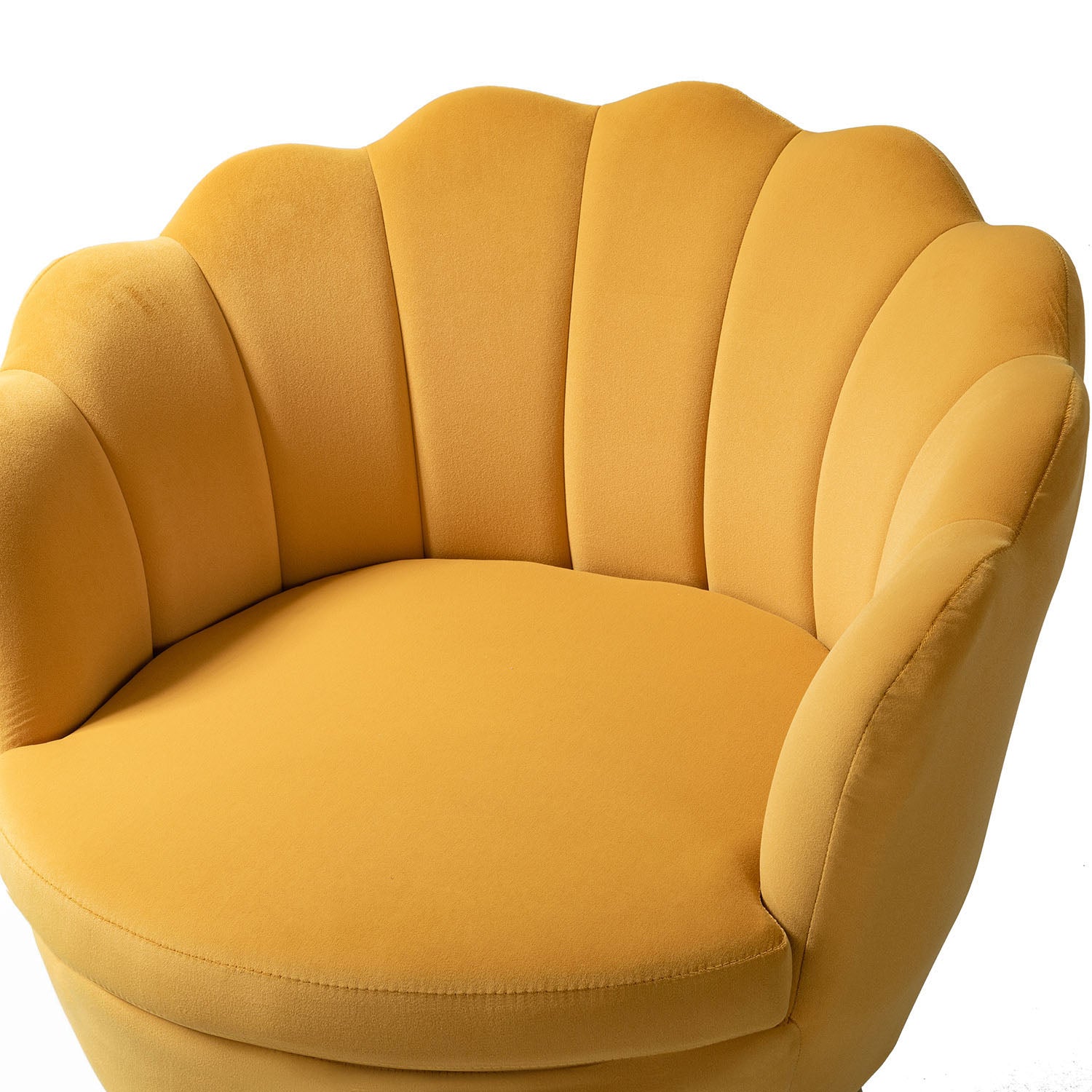 Donata Barrel Chair in Mustard