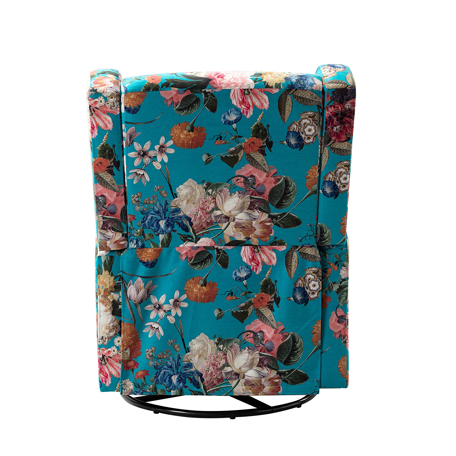 George Manual Swivel Glider Recliner in Peacock