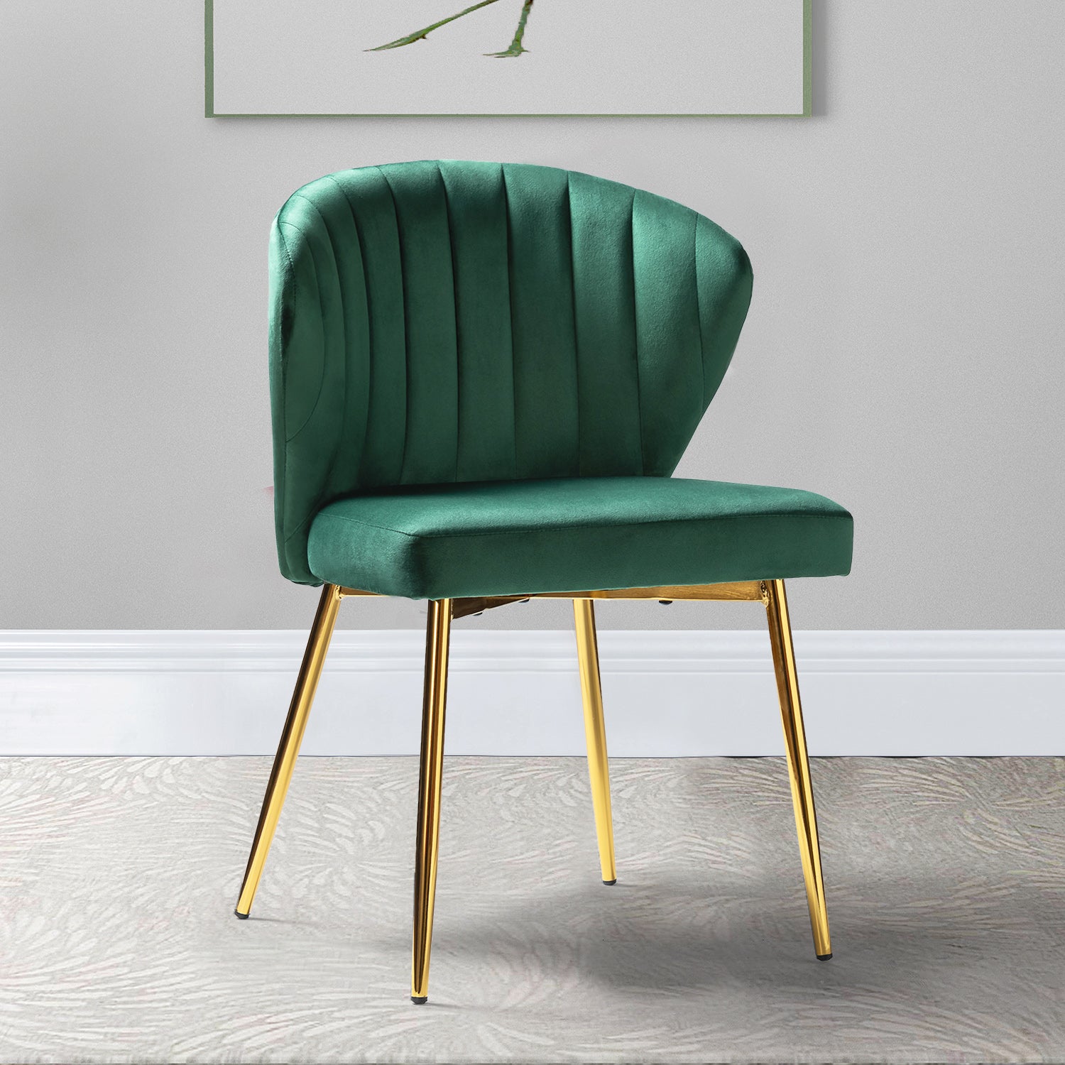 Luna Side Chair in Green