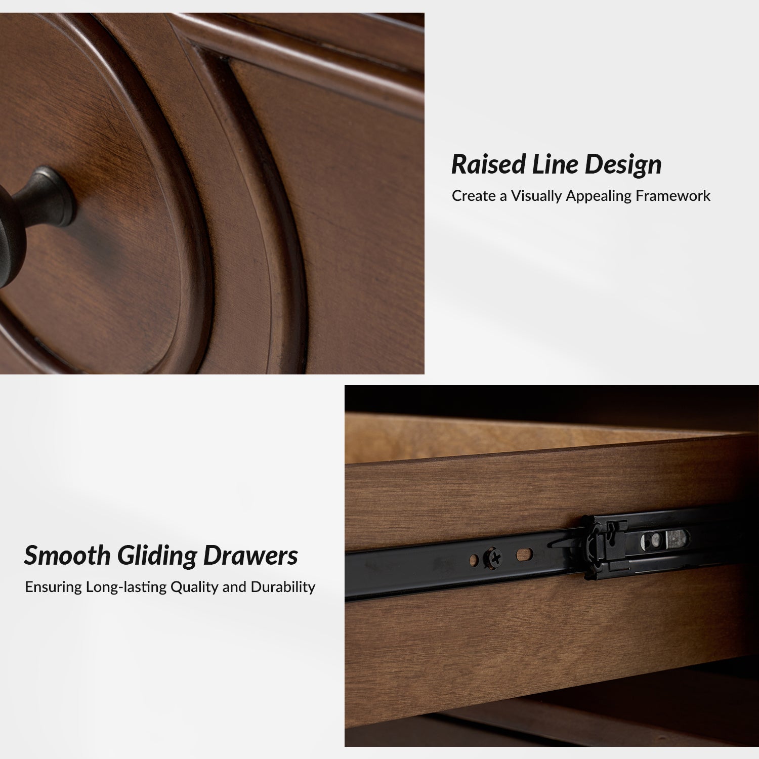 Patience Nightstand in Walnut