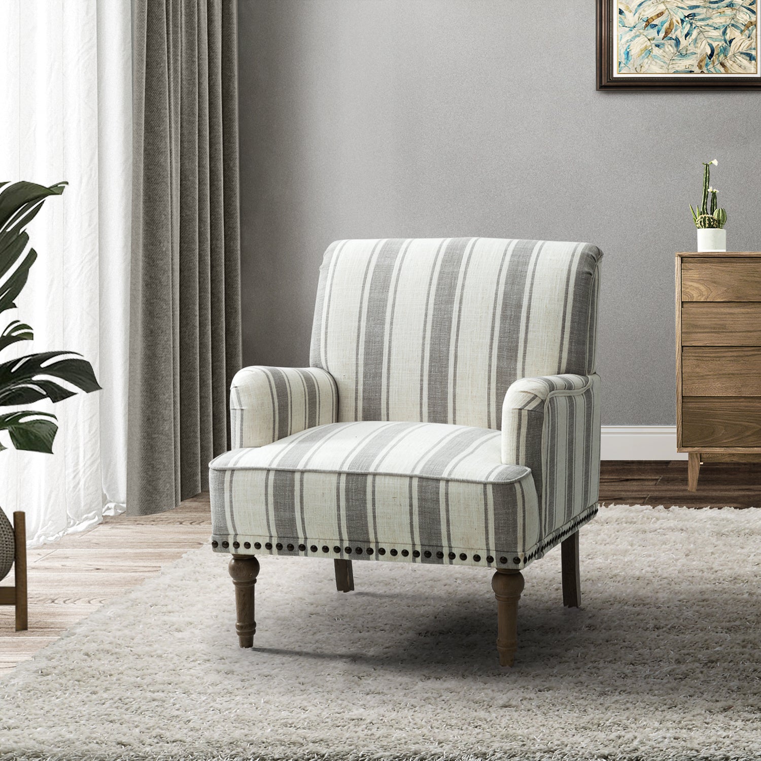 Forli Armchair in Grey