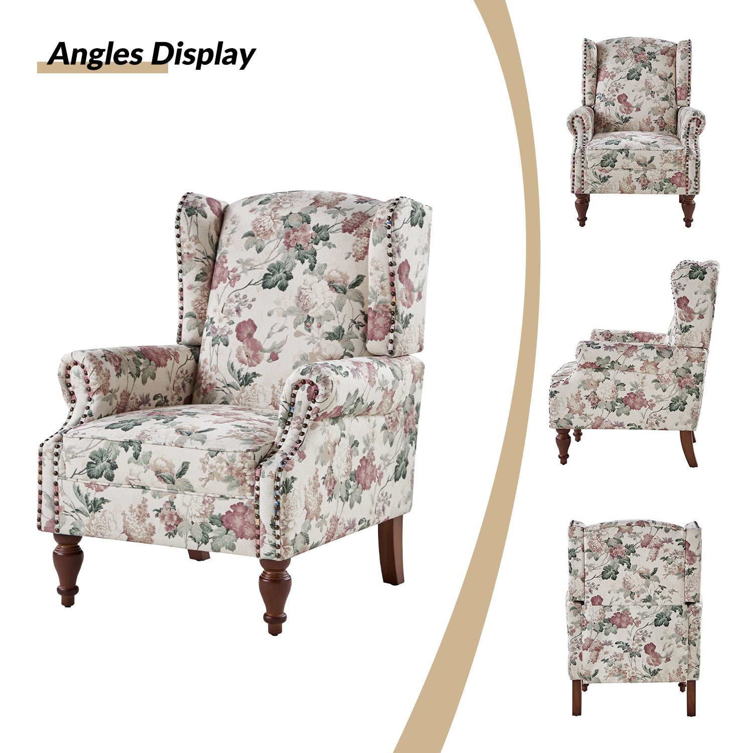 Theodor Armchair in Floral