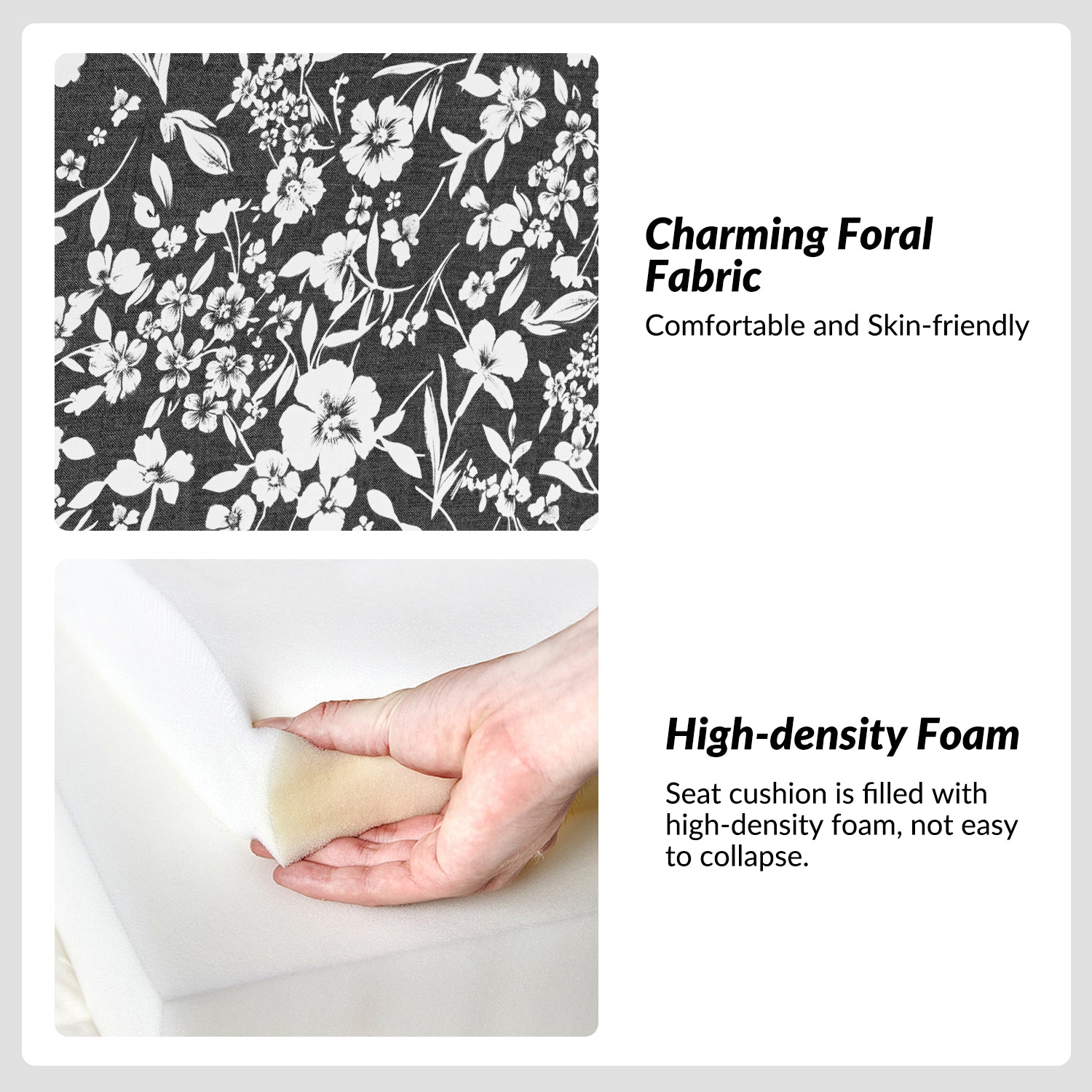 Edwin Slipcovered Chair in Black