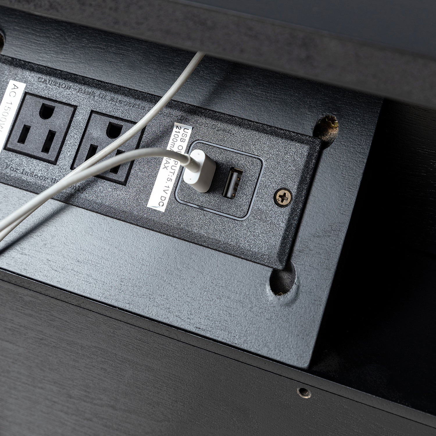 Frieda Nightstand in Black