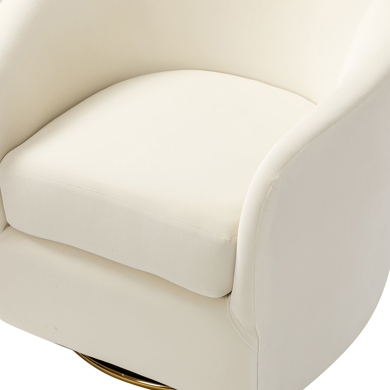 Amarante Swivel Chair in Ivory