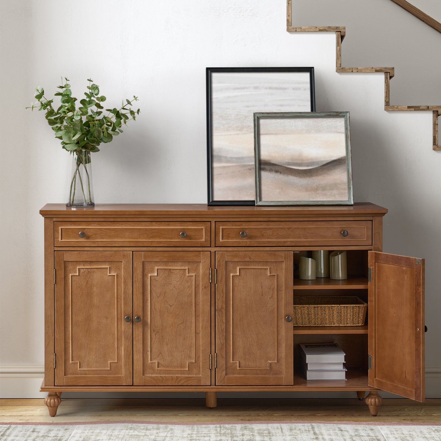 Mildred 2 Drawer Sideboard in Acorn