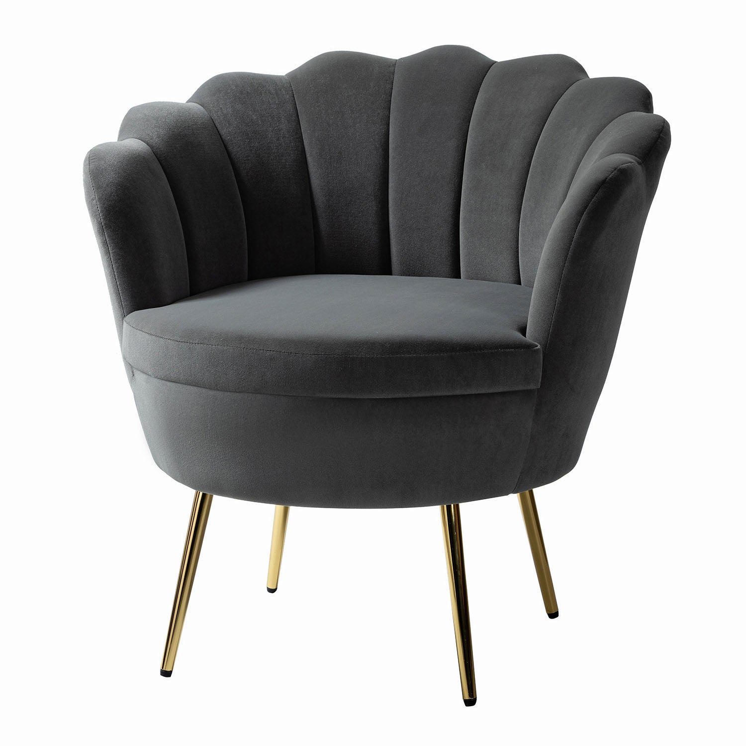 Donata Barrel Chair in Grey