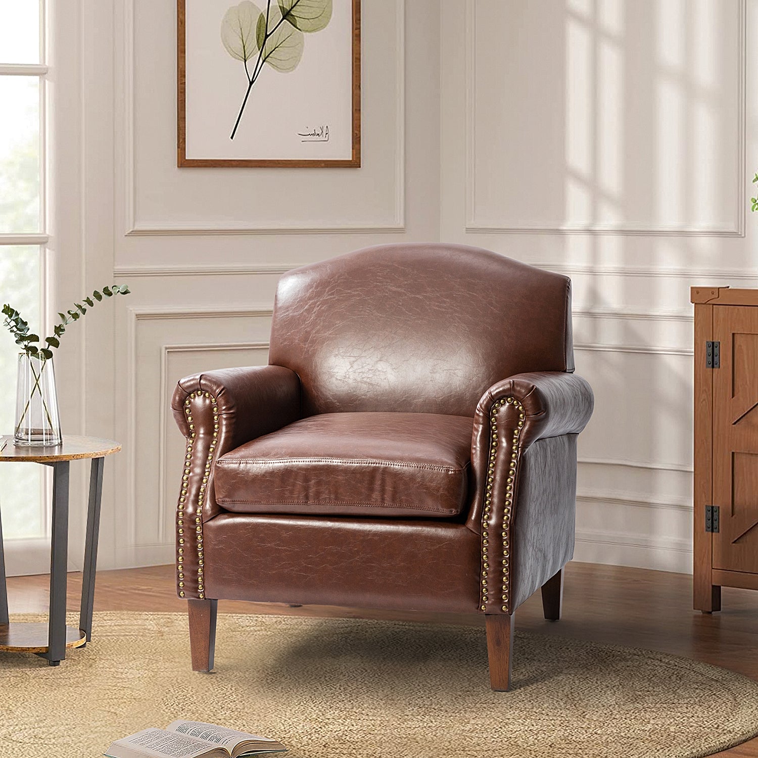 Eric Armchair in Brown