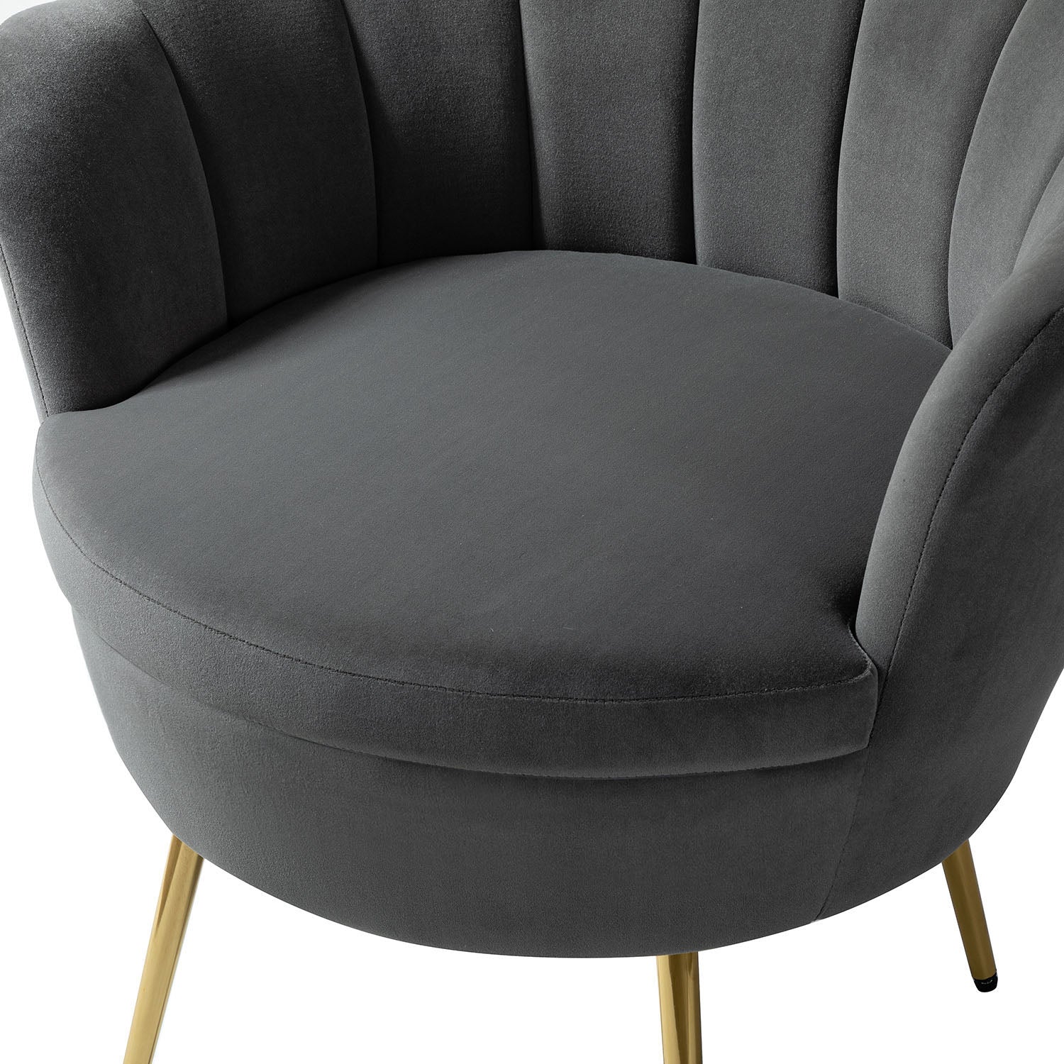 Donata Barrel Chair in Grey