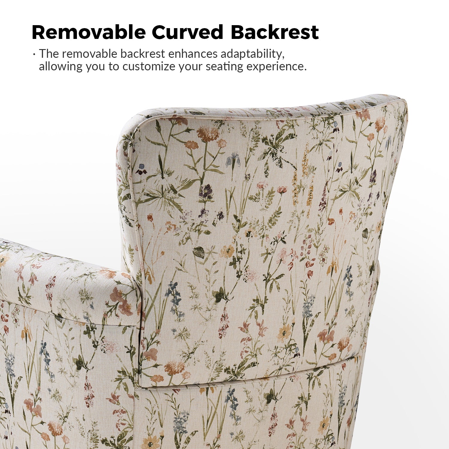 Knud Swivel Chair in Spring