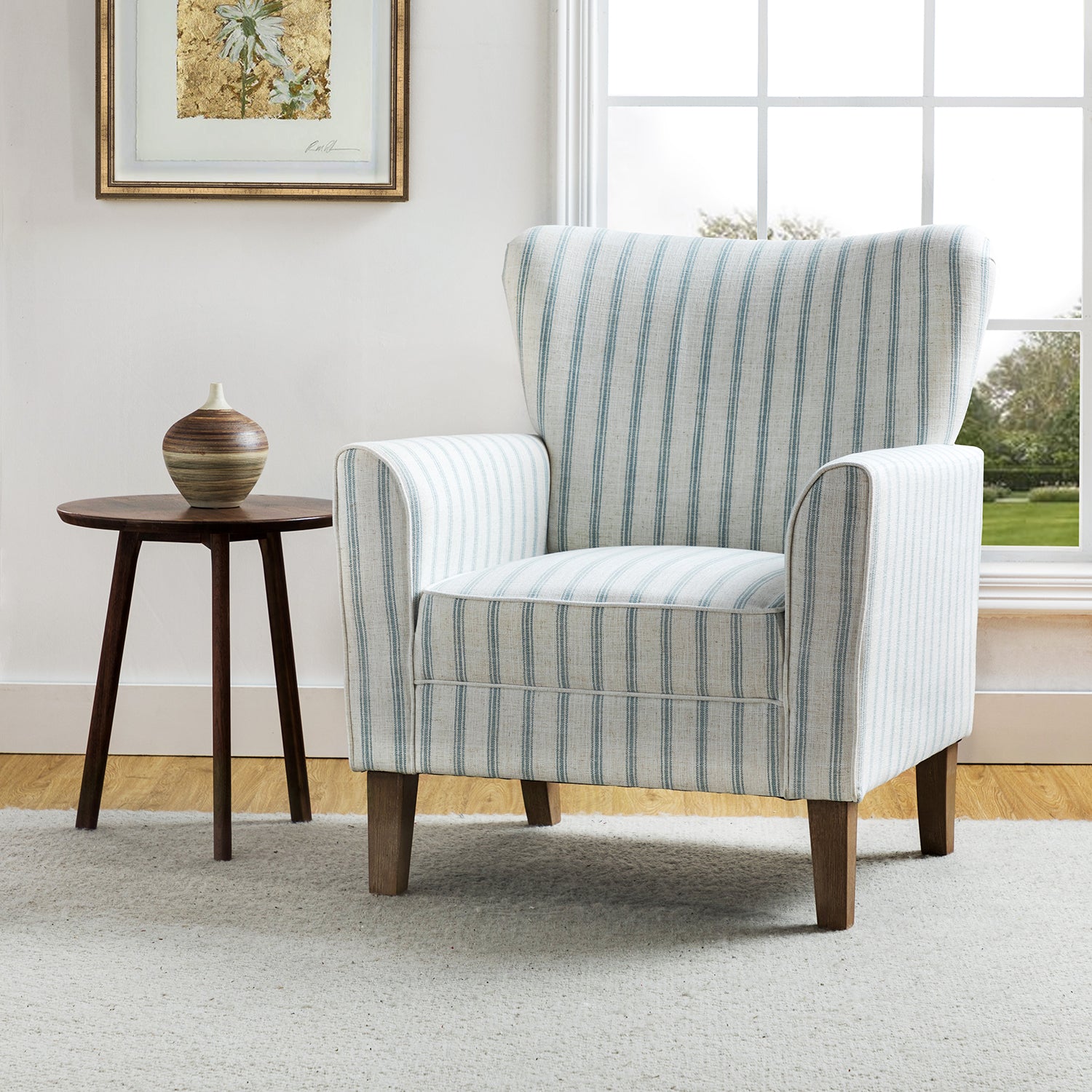 Gustaf Armchair in Blue