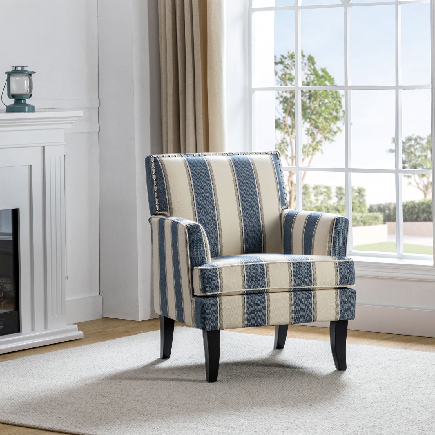 Herrera Armchair in Stripe