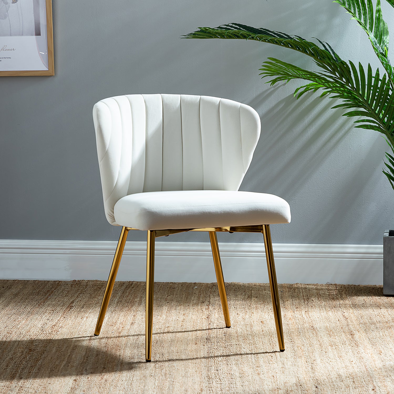 Luna Side Chair in Ivory