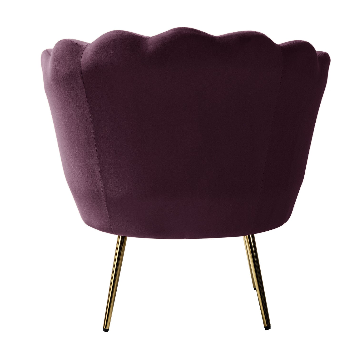 Donata Barrel Chair in Purple