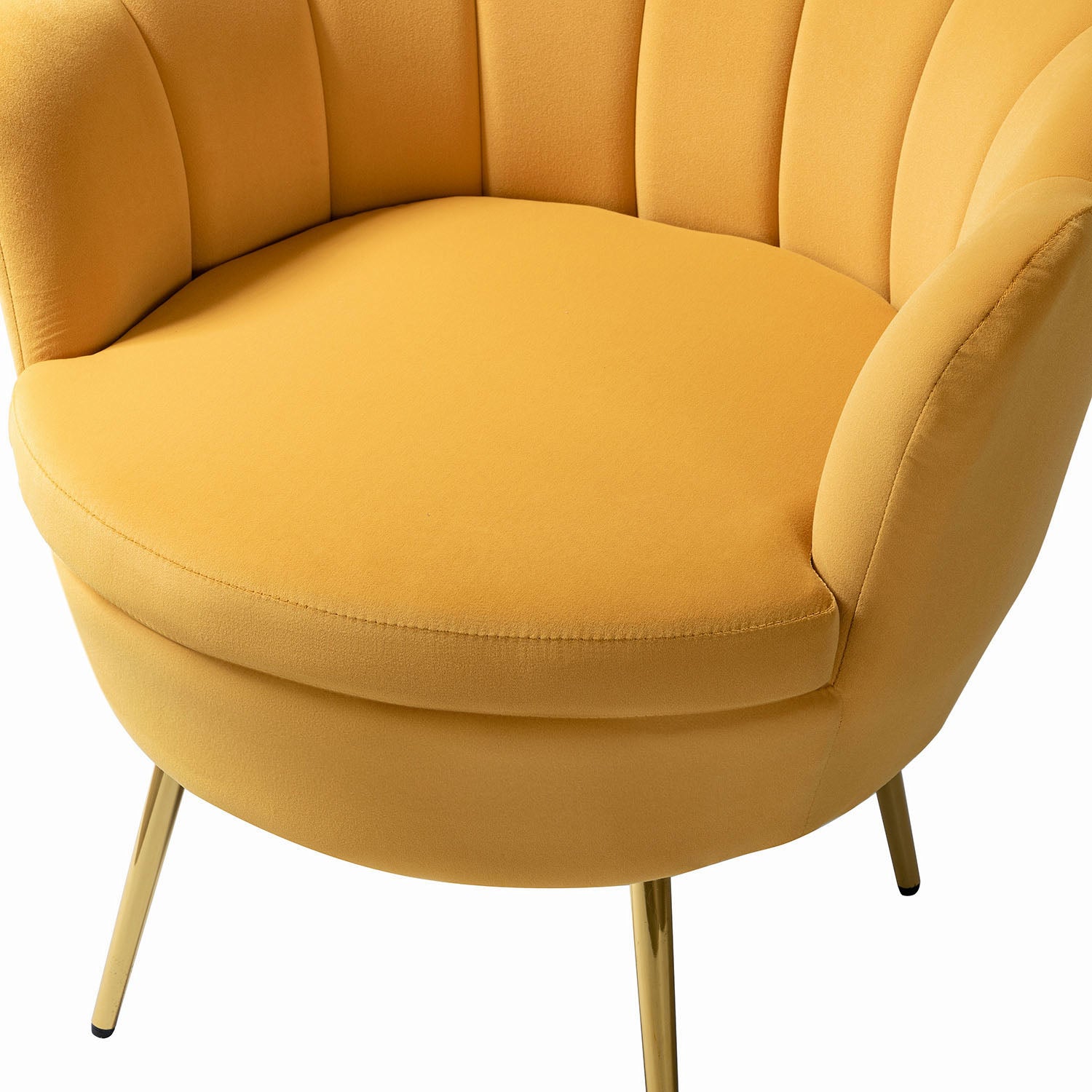 Donata Barrel Chair in Mustard